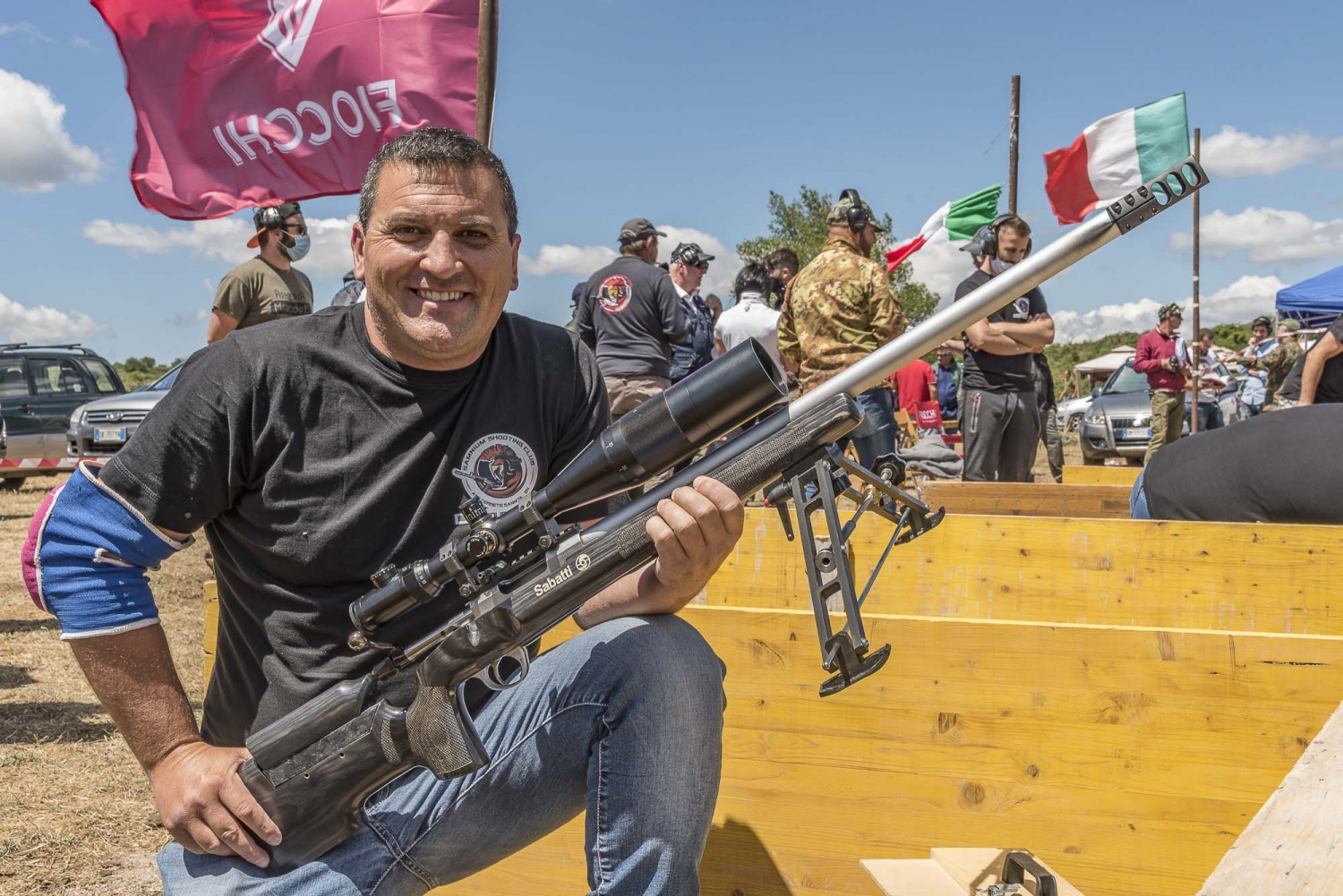 Un sorriso stampato: la caratteristica dei tiratori che ogni anno partecipano al Trofeo Fiocchi-Sabatti