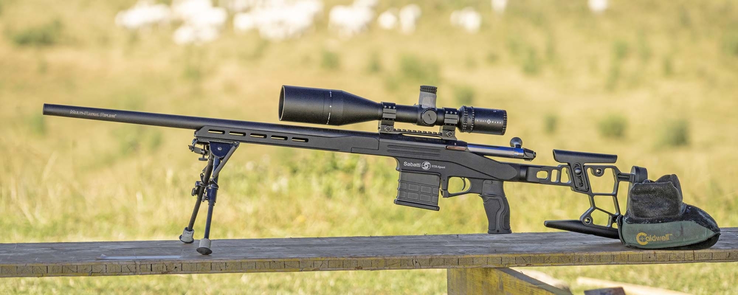 Trofeo Fiocchi-Sabatti 2023 Carabina Sabatti STR Sport con ottica Sightmark 8-23x60 F-Class