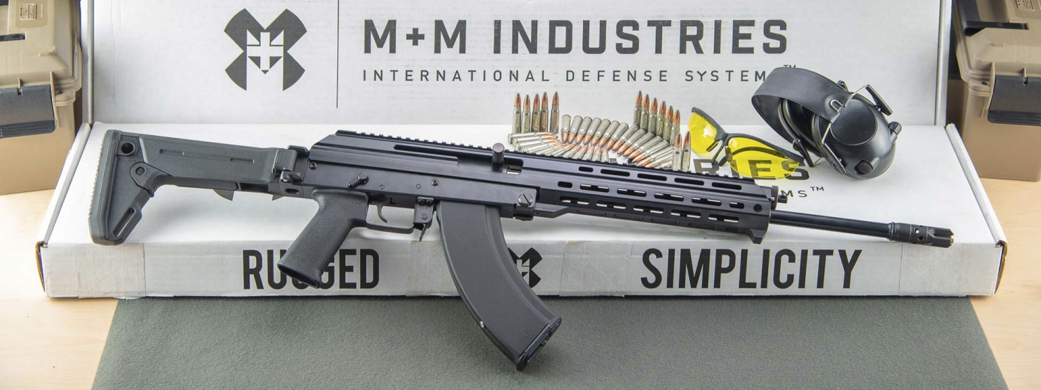 M+M Industries M10X, il fucile… internazionale M+M Industries M10X in calibro 7,62x39 Russo