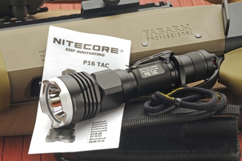 Nitecore P16 TAC, the precise tactical flashlight