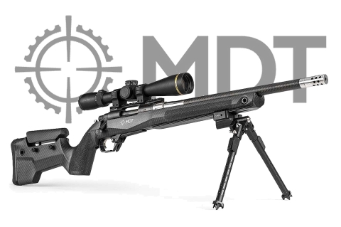 MDT CRBN drop-in carbon stock for hunting and precision rifles