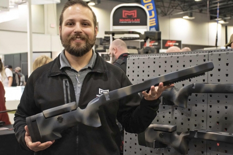 Calci McMillan Z1 e Z10 in fibra di vetro per azioni Remington 700