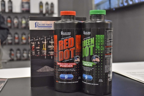 Alliant Powder Green Dot and Red Dot reloading propellants
