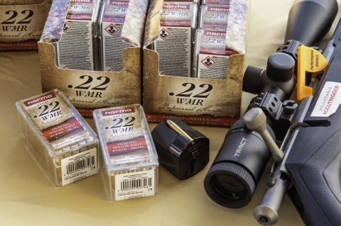 Norma .22 WMR Jacketed Hollow Point ammunition