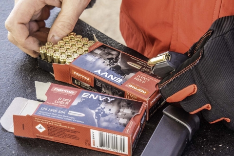 Munizioni Norma ENVY calibro 9mm da carabina