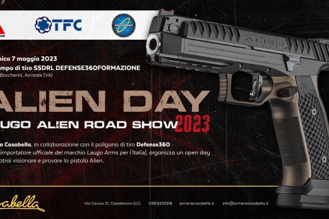 Alien Days - Laugo Arms Road Show 2023 ad Arcisate