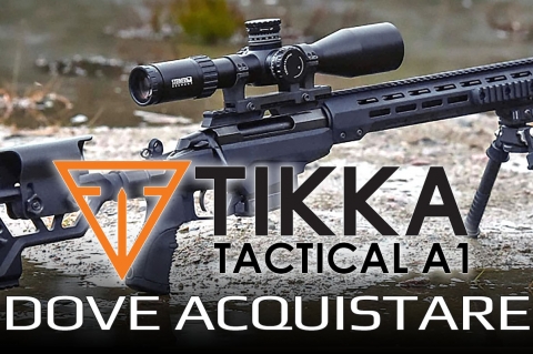  Armerie dove acquistare: Tikka T3x TAC A1
