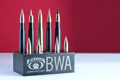 BLACKWATER AMMUNITION introduces the first hybrid, aerospace alloy .50 BMG case and ammo