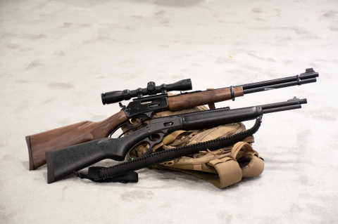 Marlin Dark Series and Model 1895 .410 lever-action rifles