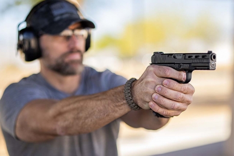 Rock Island Armory introduces the STK100 9mm semi-automatic striker-fired pistol, built on a patent-pending, clamshell design modular aluminum frame