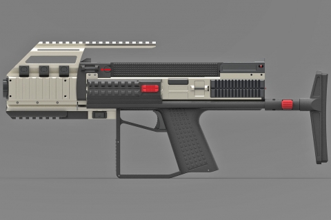 La pistola Bullpup di Tecnostudio Engineering a IWA 2018