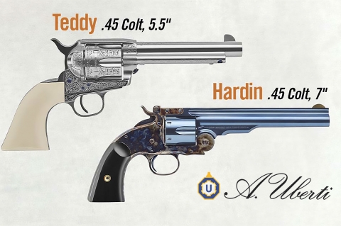 Uberti Hardin e Teddy: i nuovi revolver della linea "Outlaws & Lawmen"