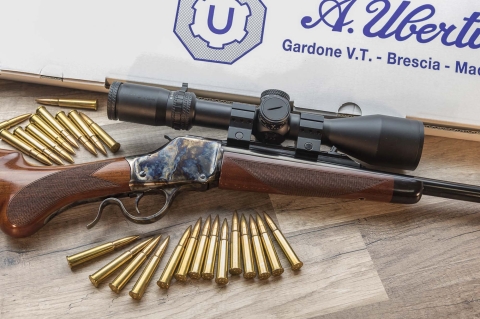 Uberti 1885 Single Shot High Wall "Courteney" Stalking Rifle