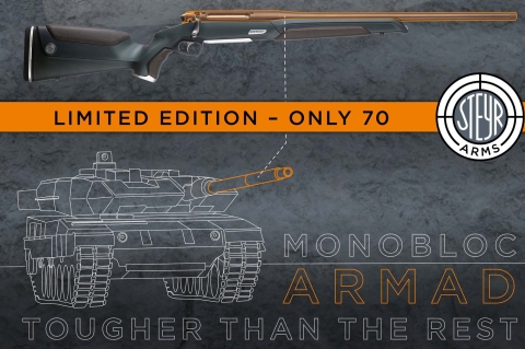 Steyr Monobloc ARMAD: a new hunting rifle... built like a tank!