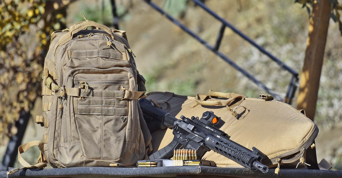 First Tactical TACTIX Half-Day backpack and 36" Rifle Sleeve