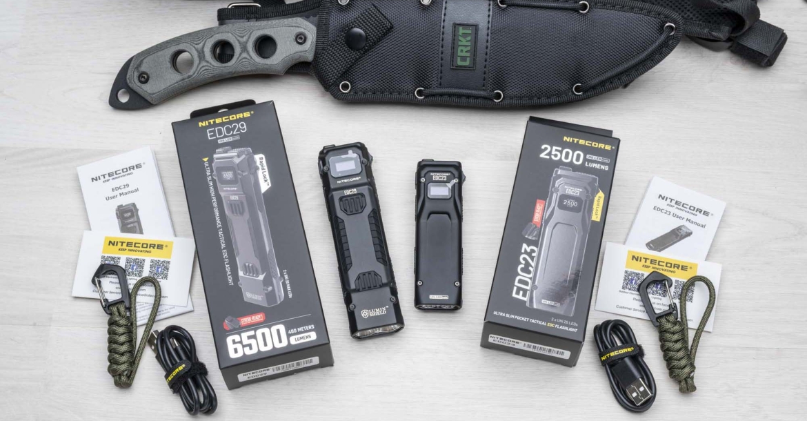 Nitecore EDC23 e EDC29: le torce tascabili e prestanti