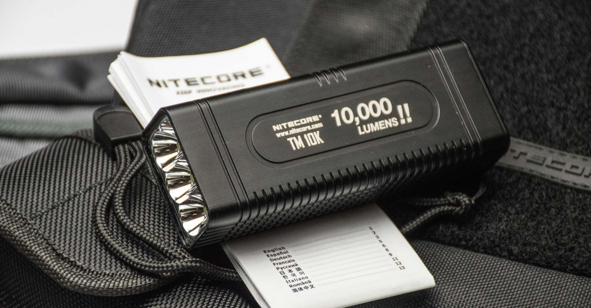 Nitecore TM10K: a 10.000 lumen "Tiny Monster"