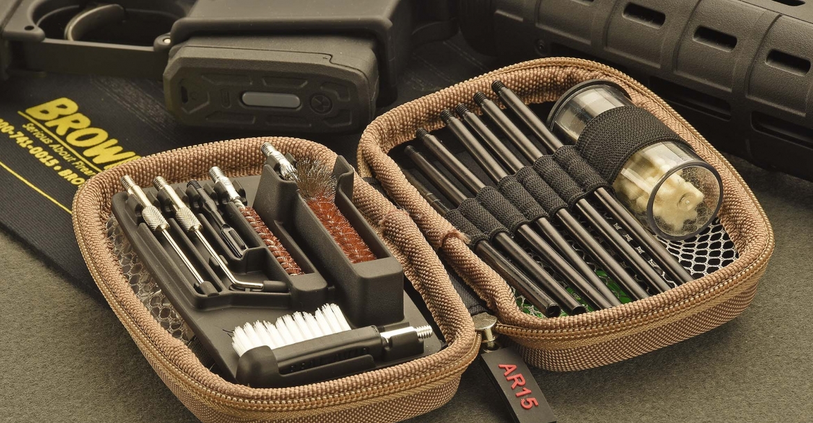 Gun Boss AR-15 cleaning kit for Black Rifles