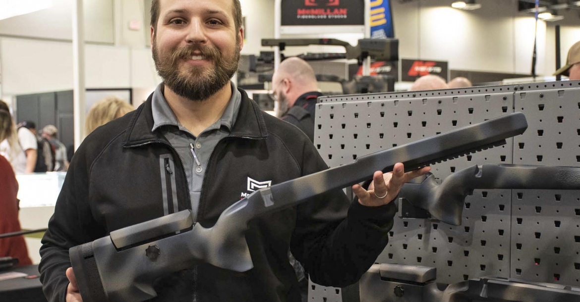 Calci McMillan Z1 e Z10 in fibra di vetro per azioni Remington 700