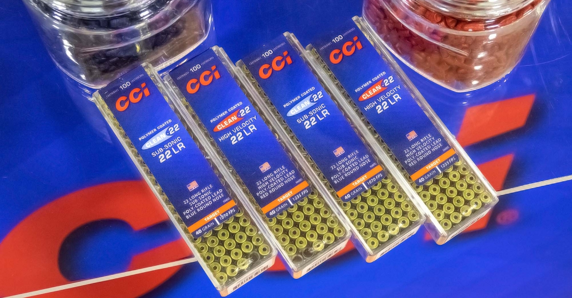 CCI Clean 22 rimfire ammunition