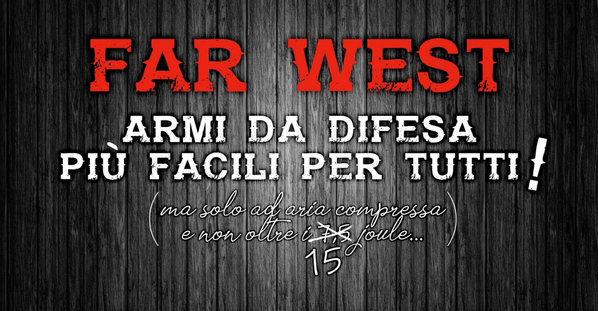 Armi da difesa più facili!!! Ma solo fino a 15 joule... (cioè?!)