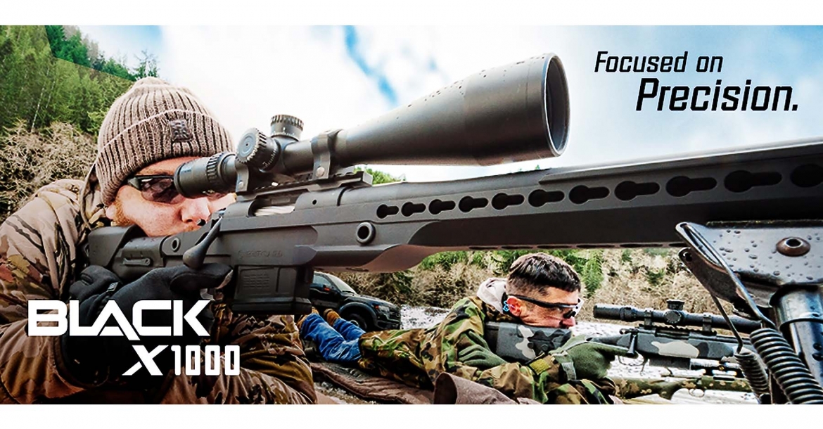Nikon BLACK X1000 and Nikon BLACKFORCE1000 riflescopes, new from Nikon Sport Optics