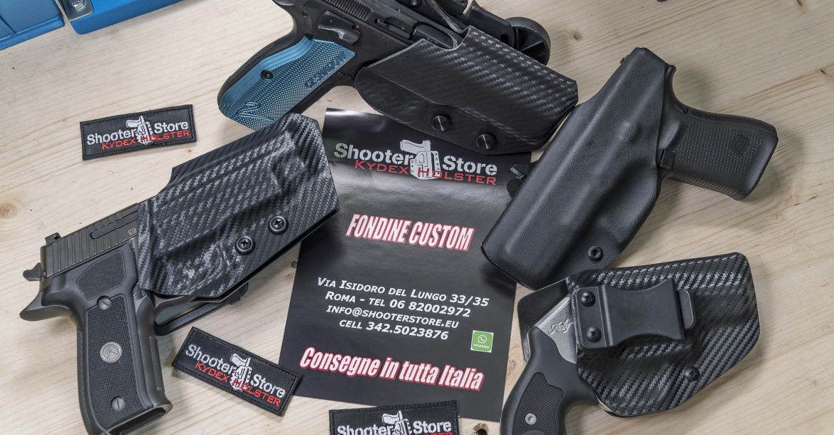 Armeria Shooter Store: le fondine Custom in Kydex