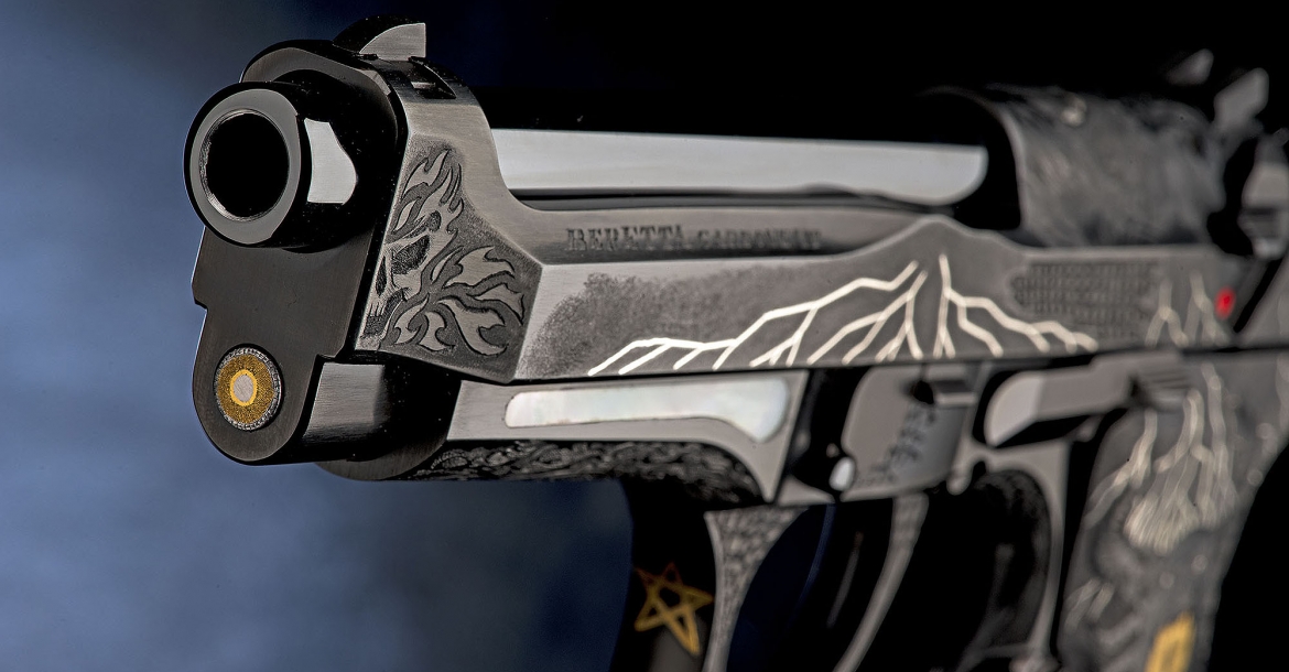 The 98FS Demon pistol marks the launch of the Beretta Premium Custom Pistols project