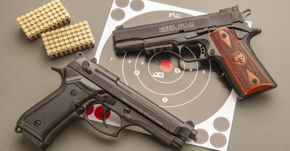 Calibro .22 LR: pistole Chiappa M9-22 e 1911-22, divertimento a basso costo