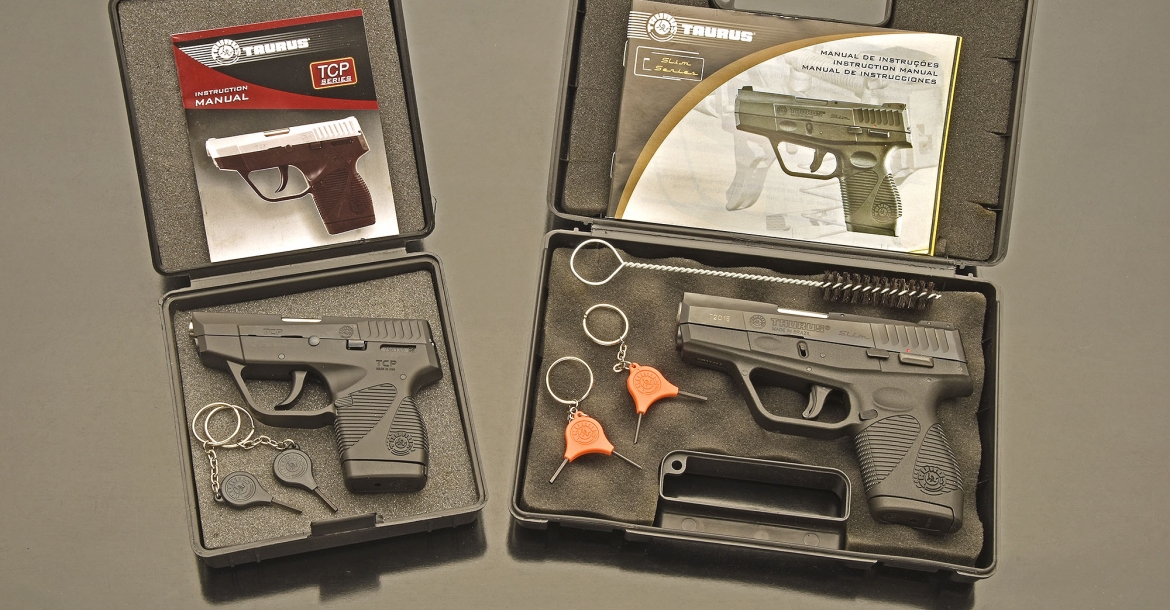 Le pistole da difesa Taurus PT709 Slim e Taurus PT738 TCP