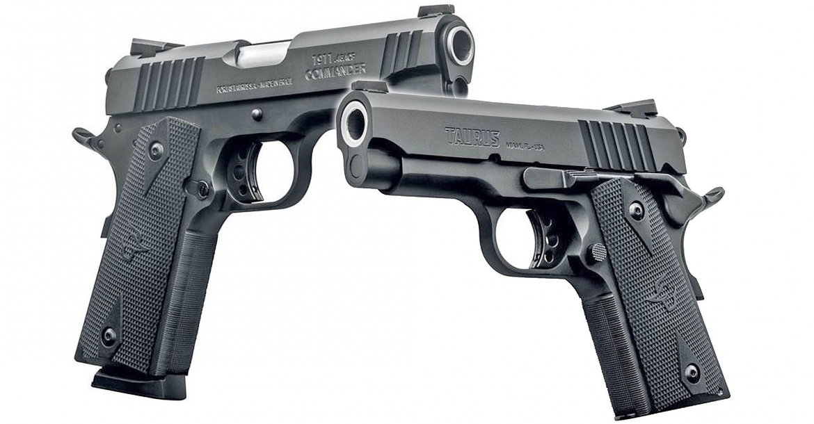 Nuove pistole Taurus 1911 Commander e Officer
