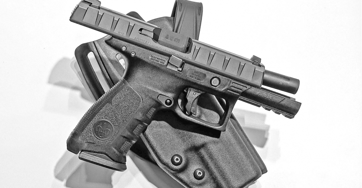 Beretta showcased the APX pistol at the 2017 HIT Show