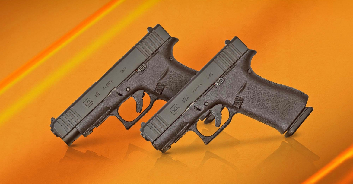 New Glock 43X and Glock 48 pistols, now with rails!
