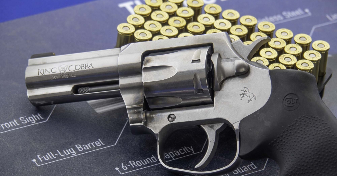 Colt's new King Cobra .357 Magnum revolver