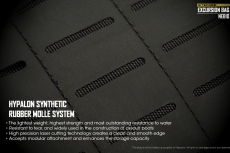 Nitecore&#039;s own designed Hypalon laser-cut MOLLE panels