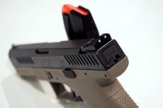 CZ showcased the P10C semi-automatic pistol at the IWA OutdoorClassics in Nuremberg, Germany