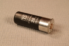 Fiocchi 2&quot; 3/4 F Black, 1oz 7 1/2 shot at  410 m/s: medium brass